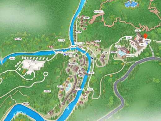 汝南结合景区手绘地图智慧导览和720全景技术，可以让景区更加“动”起来，为游客提供更加身临其境的导览体验。